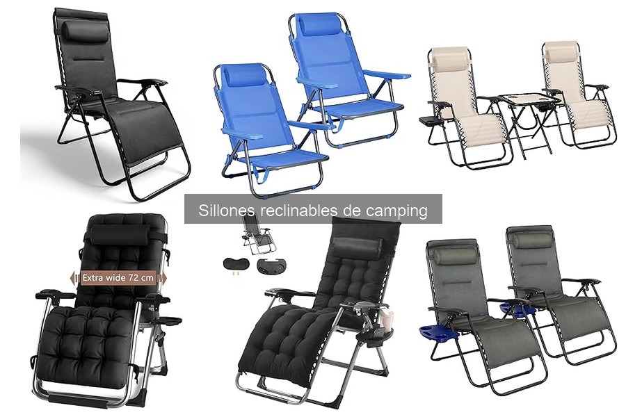 ¿Qué son los sillones reclinables de camping? Características y más