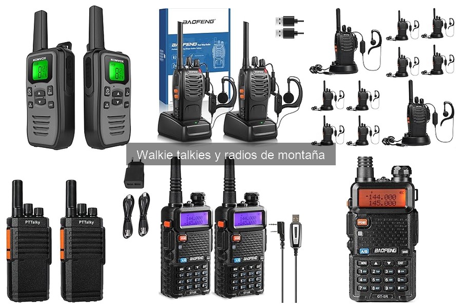 Qué son los walkie talkies y radios de montaña: guía rápida