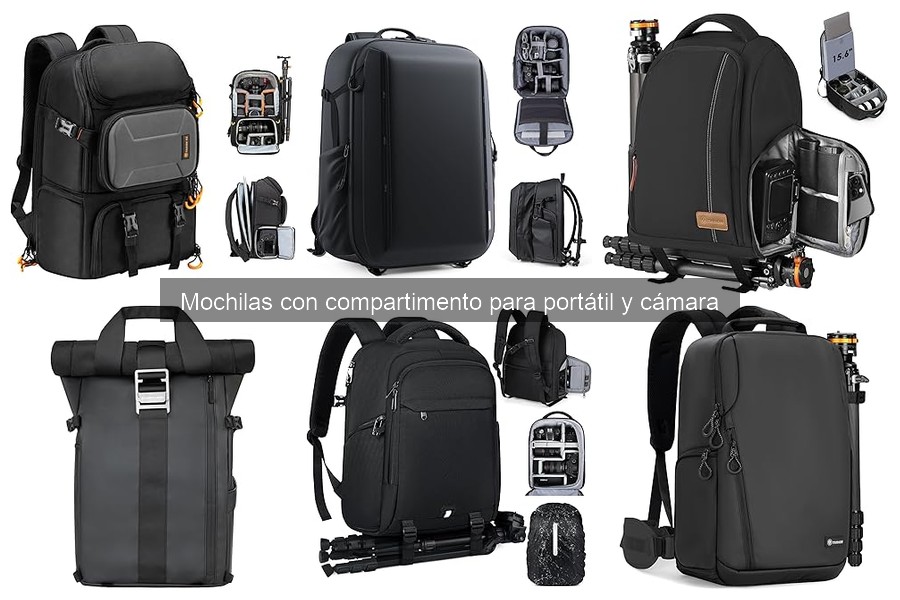¿Qué tamaño de mochila es ideal para portátil y cámara?