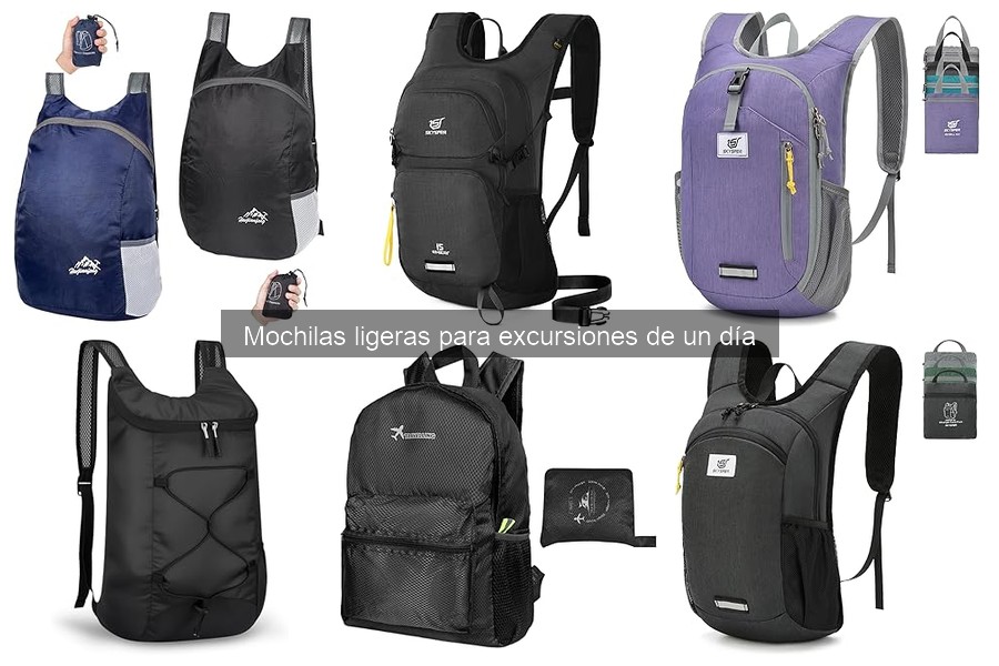 ¿Qué tamaño de mochila ligera elegir para excursiones de un día?