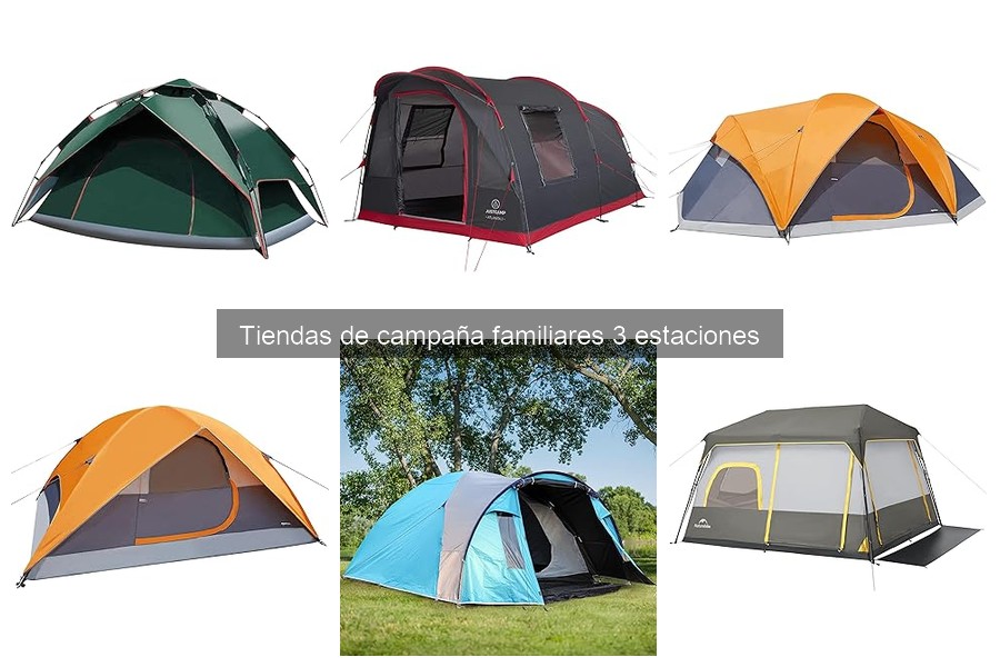 ¿Qué tamaño de tienda de campaña familiar de 3 estaciones elegir?