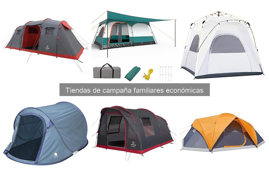 ¿Qué tamaño de tienda de campaña familiar económica elegir?