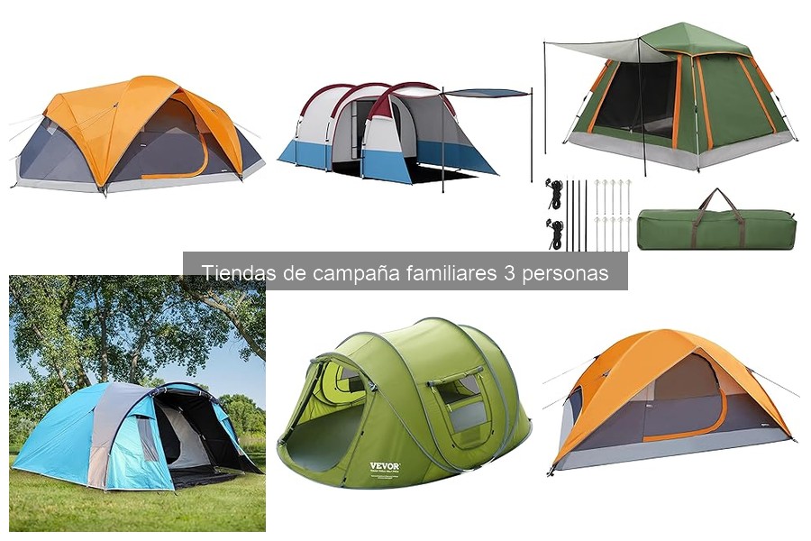 ¿Qué tamaño de tienda de campaña necesito para 3 personas?