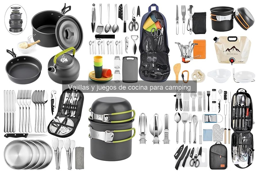 Recetas fáciles para cocinar en camping con vajillas específicas