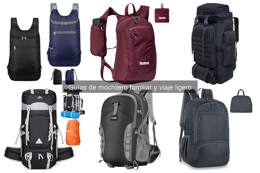 Reduce el peso de tu mochila familiar sin sacrificar lo esencial