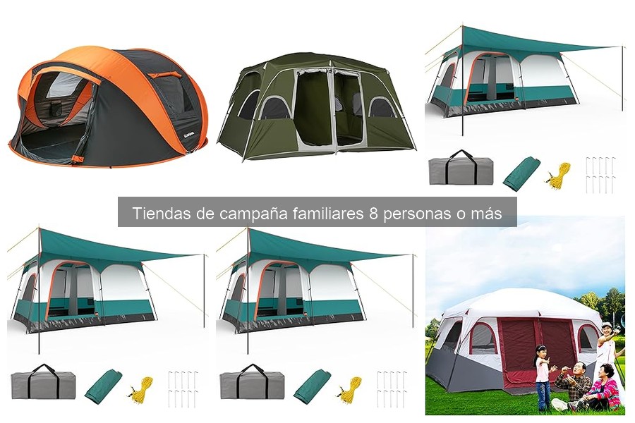 Reseñas de las Mejores Tiendas de Campaña Familiares 8 Personas