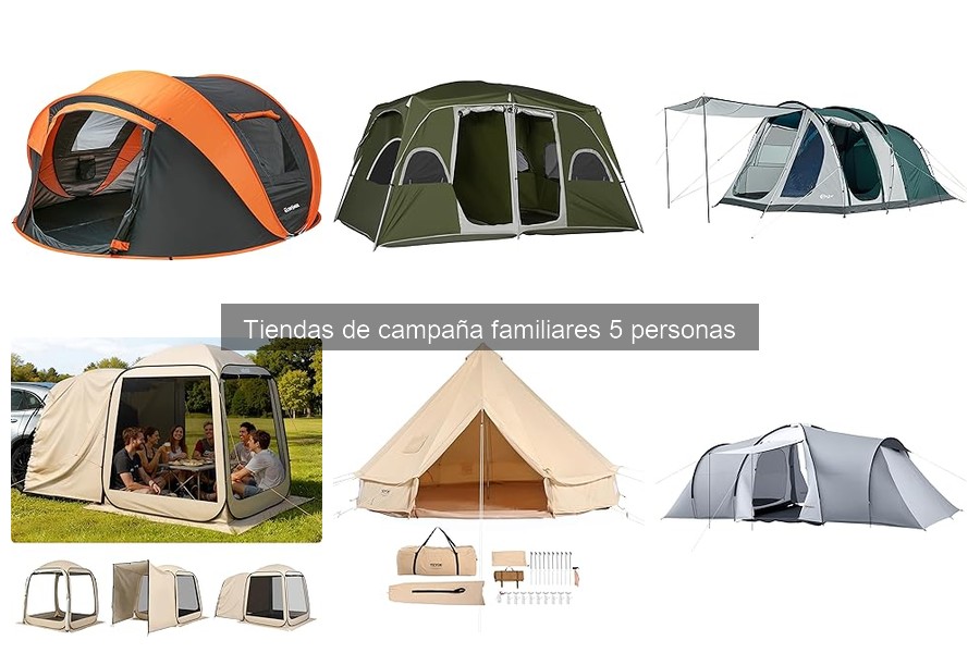Reseñas de Tiendas de Campaña Familiares para 5 Personas