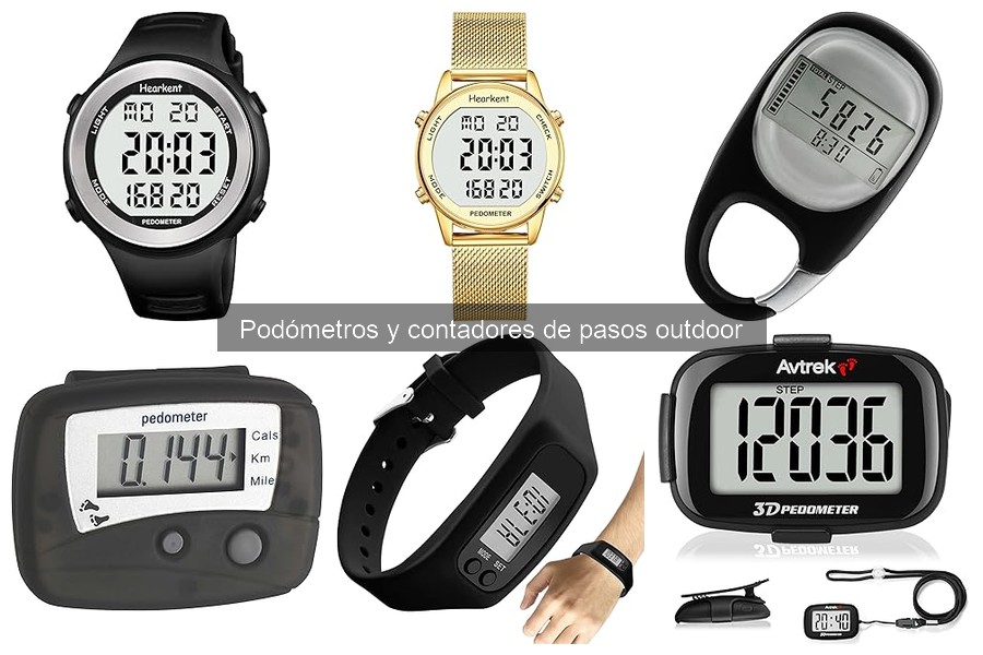 Revisión de los Mejores Podómetros para Actividades al Aire Libre