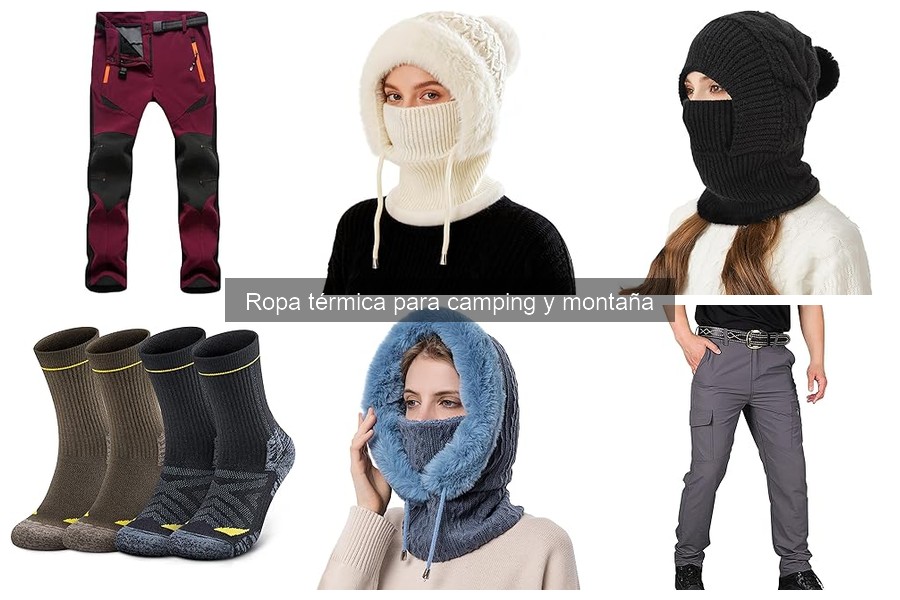 Ropa térmica recomendada para climas fríos en camping