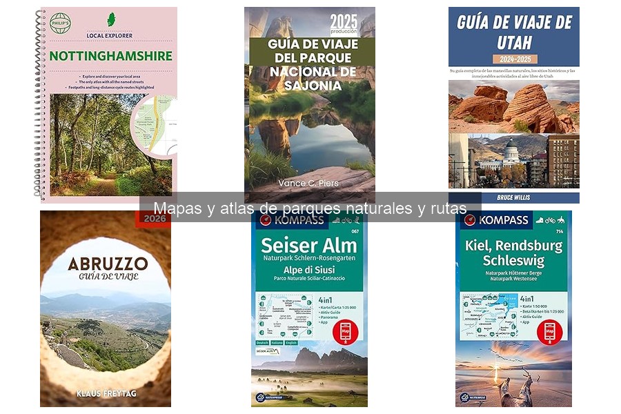 Rutas menos conocidas en parques naturales y sus mapas
