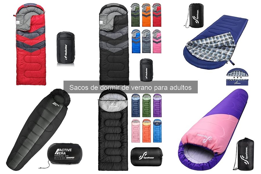 Sacos de dormir de verano: características y diferencias