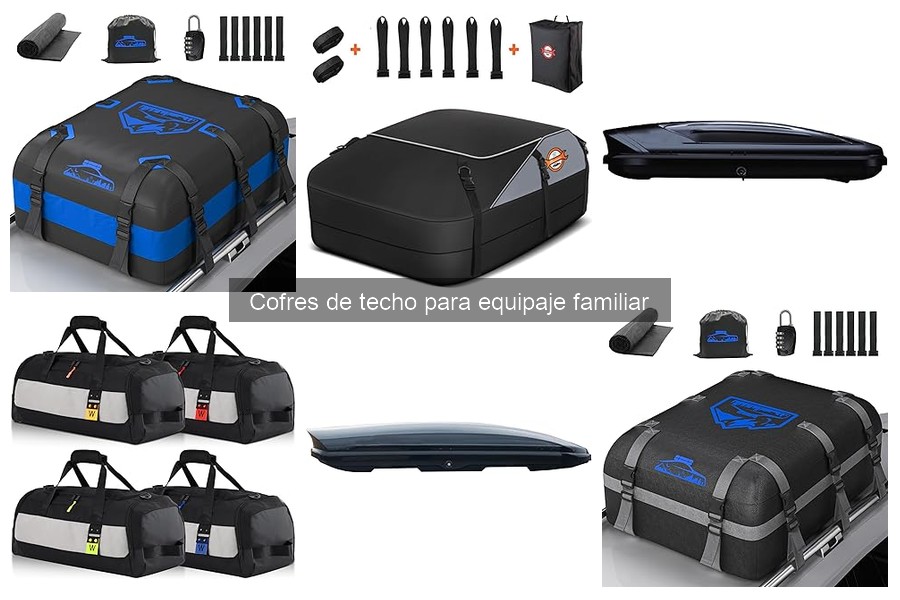 Seguridad al usar cofres de techo para equipaje familiar