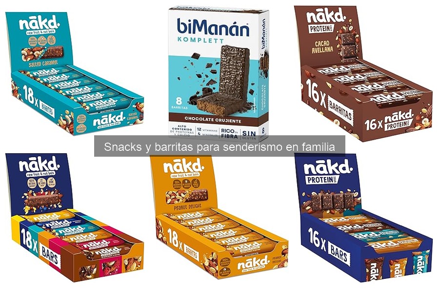 Snacks perfectos para una excursión de día completo