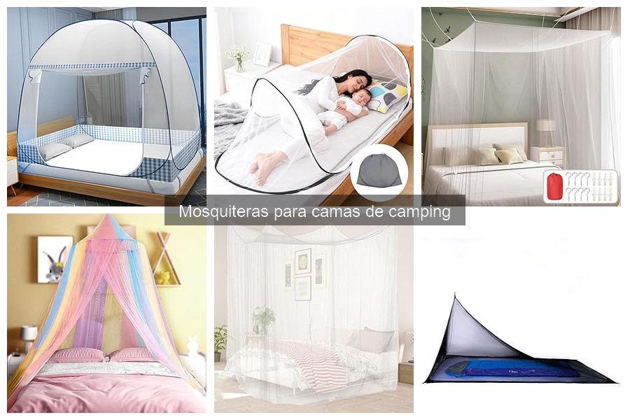 Soluciona los problemas comunes con mosquiteras de camping