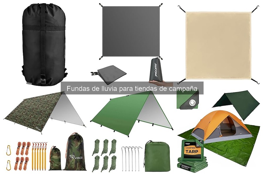 Soluciona problemas comunes con fundas de lluvia para tiendas