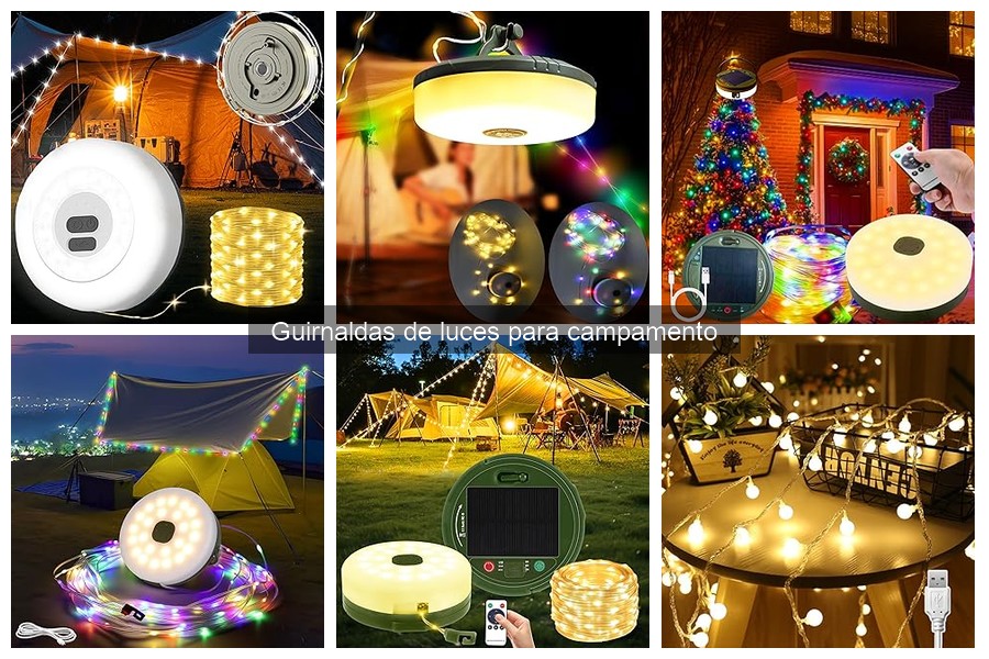Soluciona Problemas Comunes con Guirnaldas de Luces para Camping