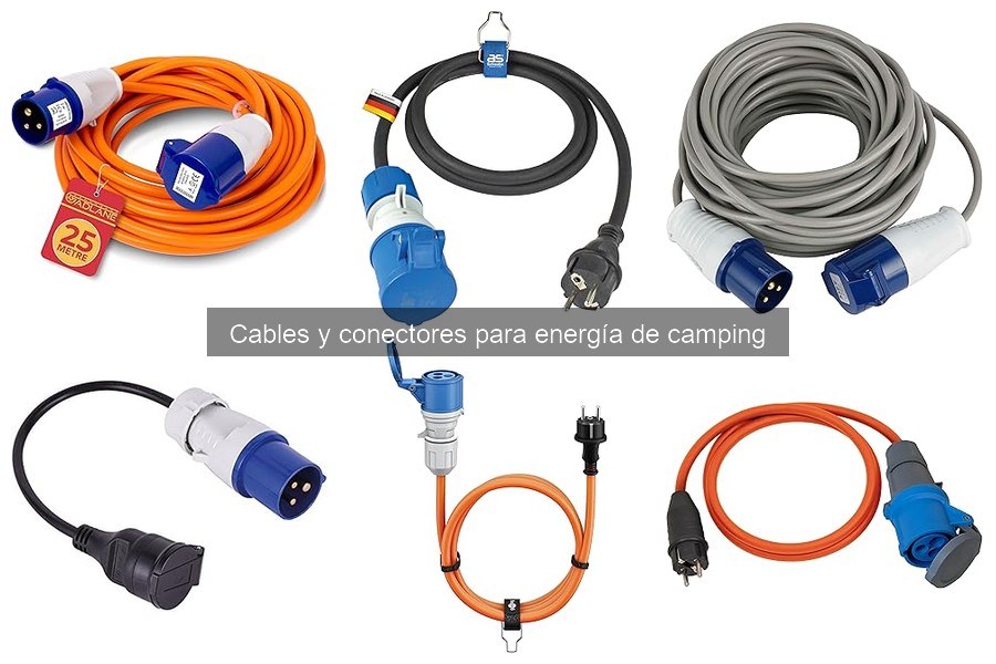 Soluciona problemas de conectores de energía para camping
