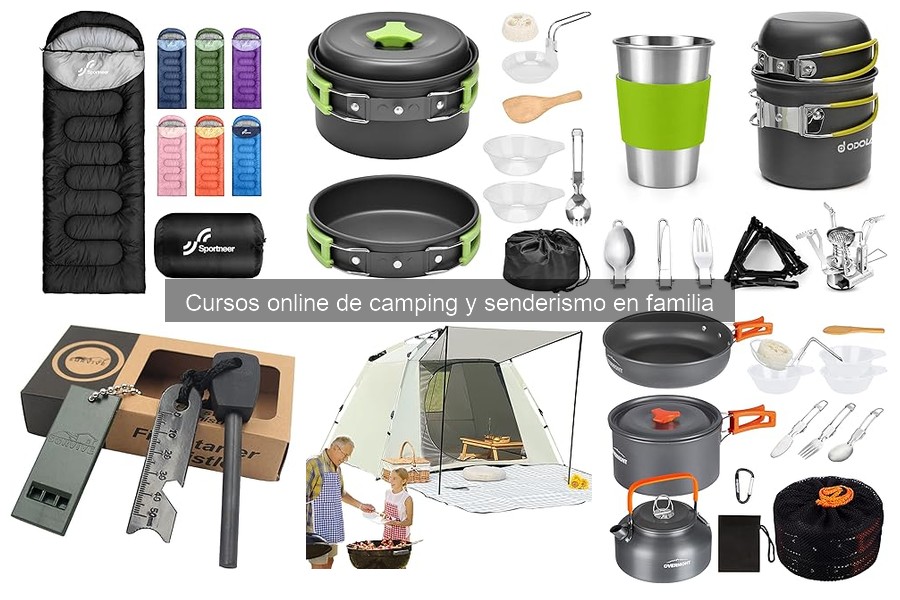 ¿Son efectivos los cursos online de camping y senderismo en familia?