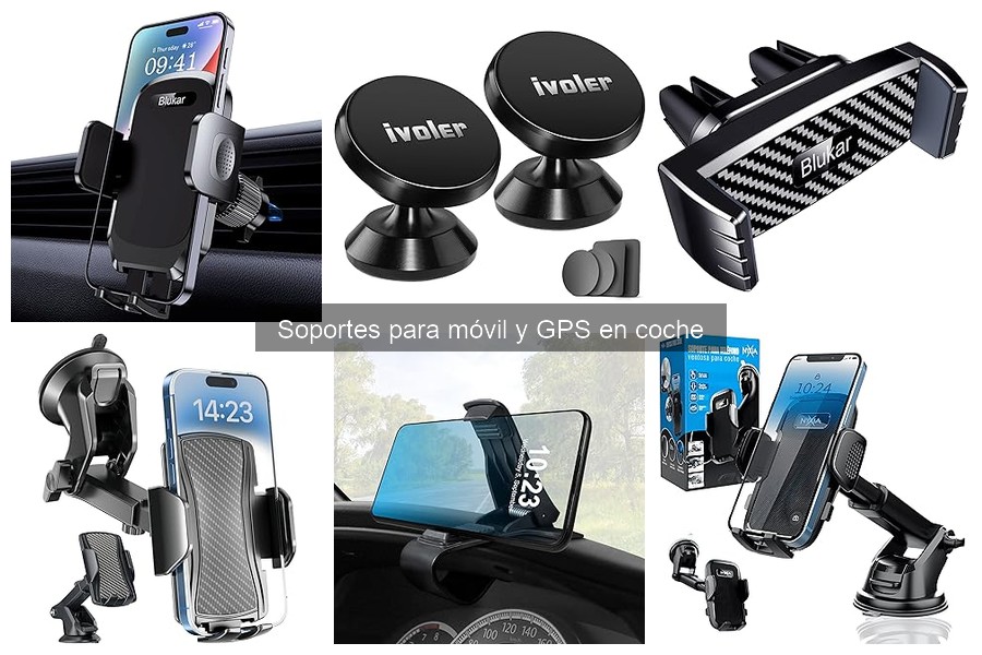 Soportes para móvil y GPS en coche: ¿Qué son y cómo funcionan?