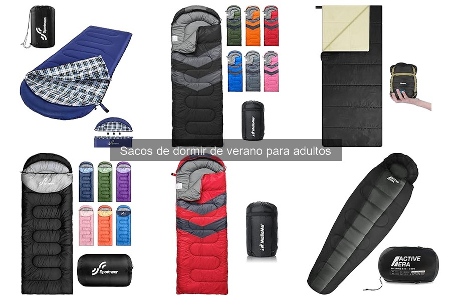 Temperaturas ideales para sacos de dormir de verano