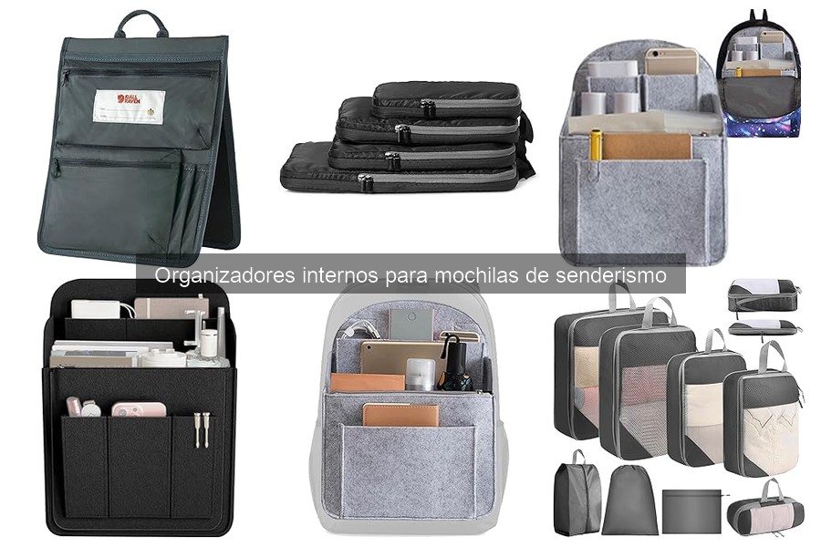 Testimonios sobre organizadores internos para mochilas de senderismo