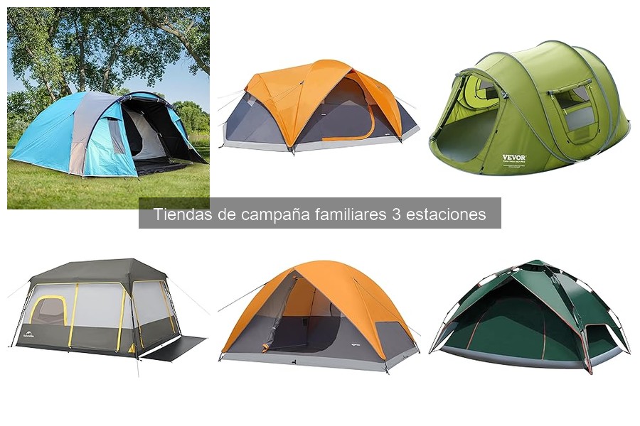 Tiendas de campaña familiares 3 estaciones económicas: ¿dónde comprarlas?