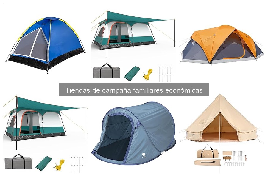 Tiendas de campaña familiares económicas: ¿resisten el mal tiempo?
