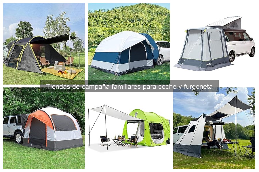 Tiendas de campaña familiares para coche y furgoneta: ¿Qué son?