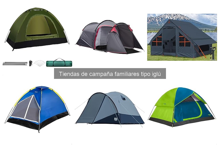Tiendas de campaña iglú recomendadas para cada estación