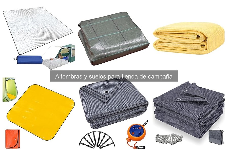 Tipos de alfombras para tiendas de camping: guía completa