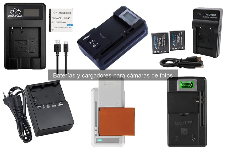 Tipos de baterías compatibles con tu cámara de fotos