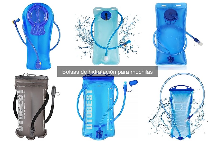Tipos de bolsas de hidratación para mochilas: Guía completa