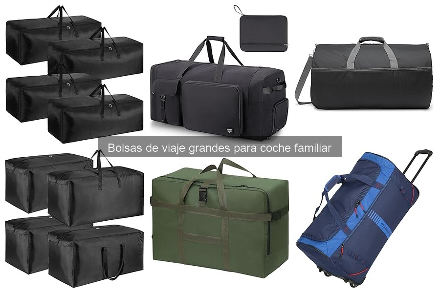 Tipos de bolsas de viaje grandes para coche familiar