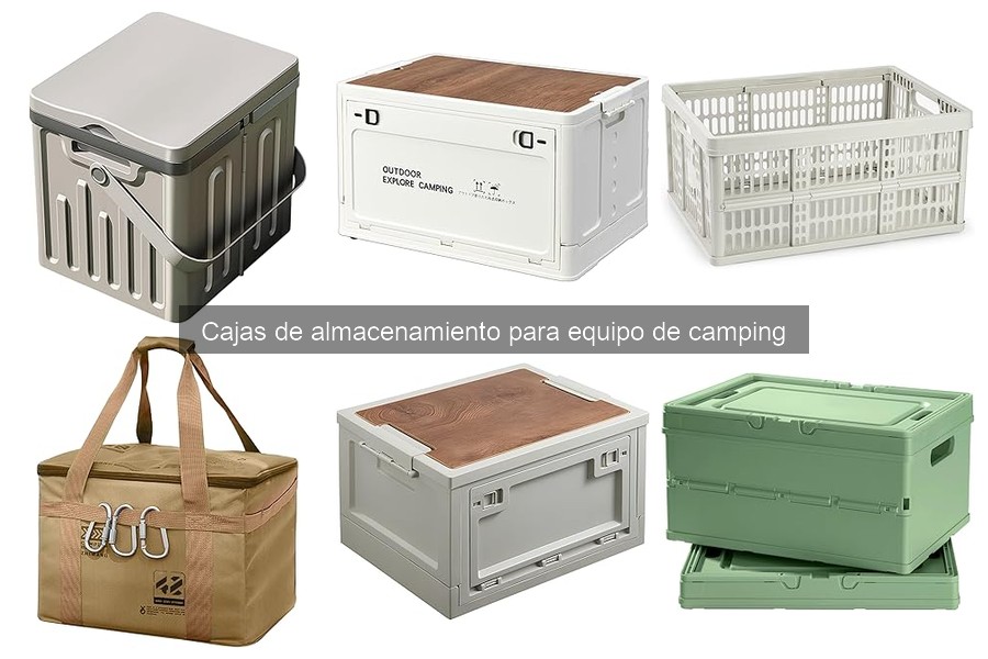 Tipos de Cajas de Almacenamiento para Camping y Sus Usos