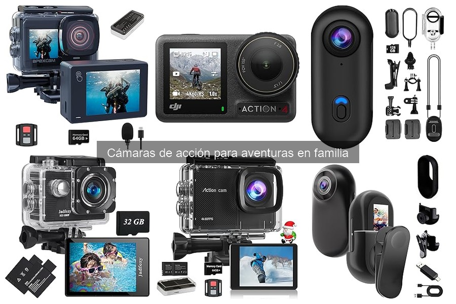 Tipos de cámaras de acción para aventuras familiares al aire libre