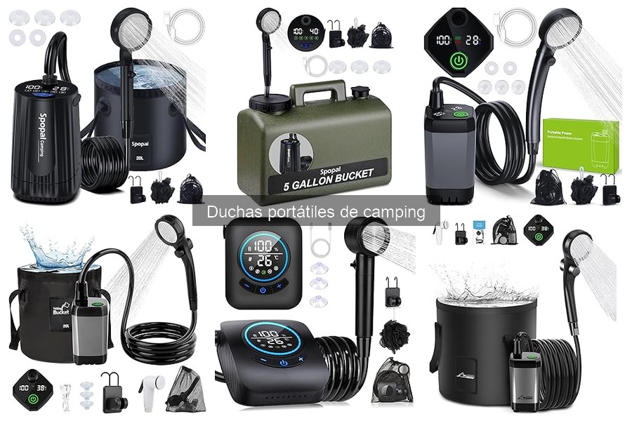 Tipos de duchas portátiles de camping: guía completa