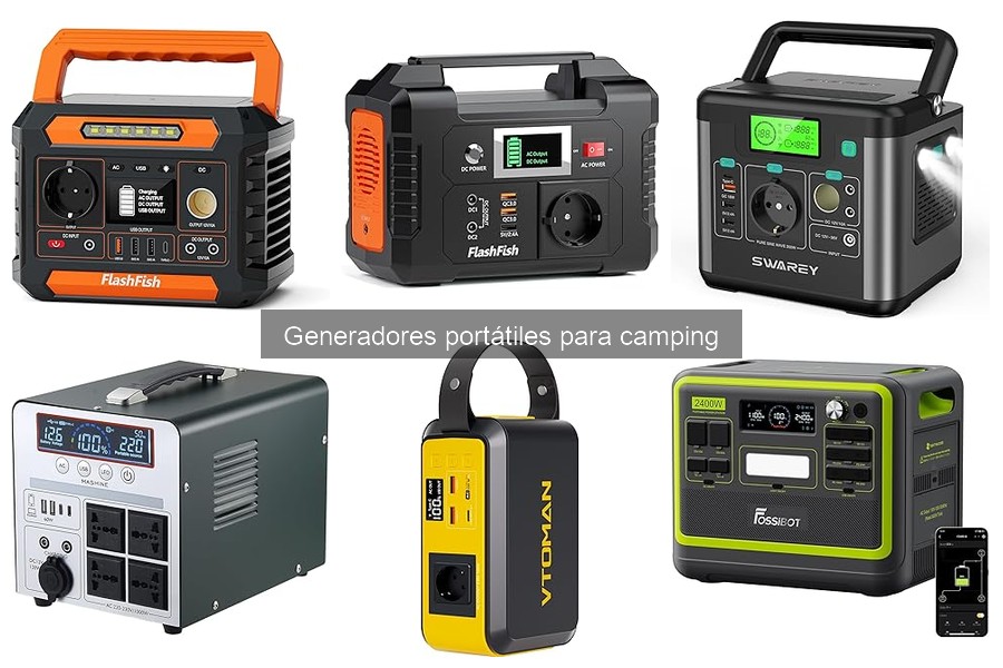 Tipos de generadores portátiles para camping: guía completa