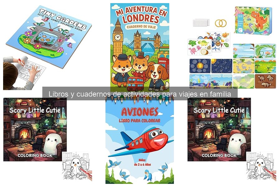 Tipos de Libros y Cuadernos para Viajes en Familia