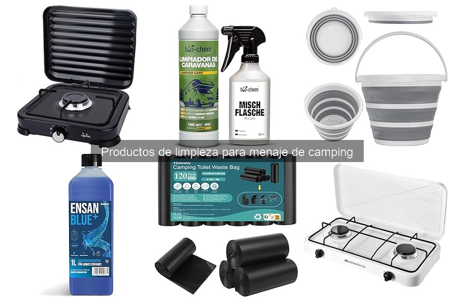 Tipos de limpiadores para utensilios de camping: guía completa