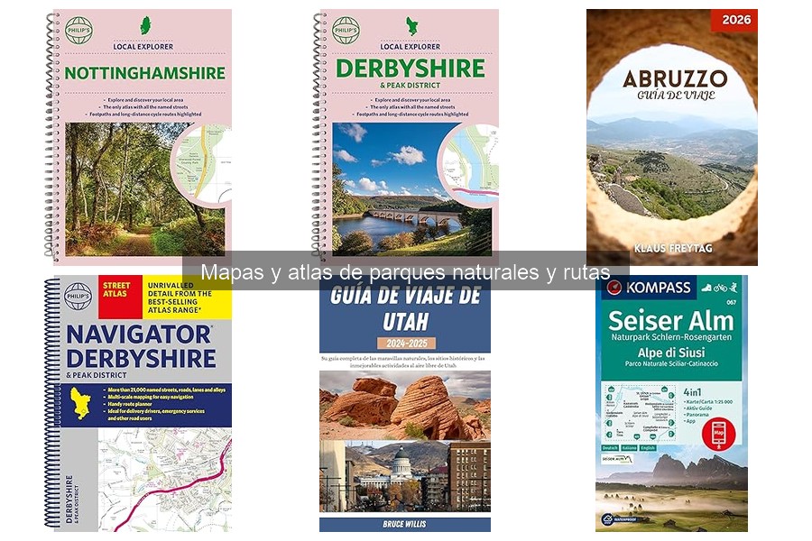 Tipos de mapas y atlas útiles para parques naturales