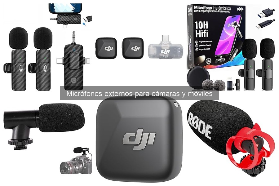 Tipos de Micrófonos Externos para Cámaras y Móviles