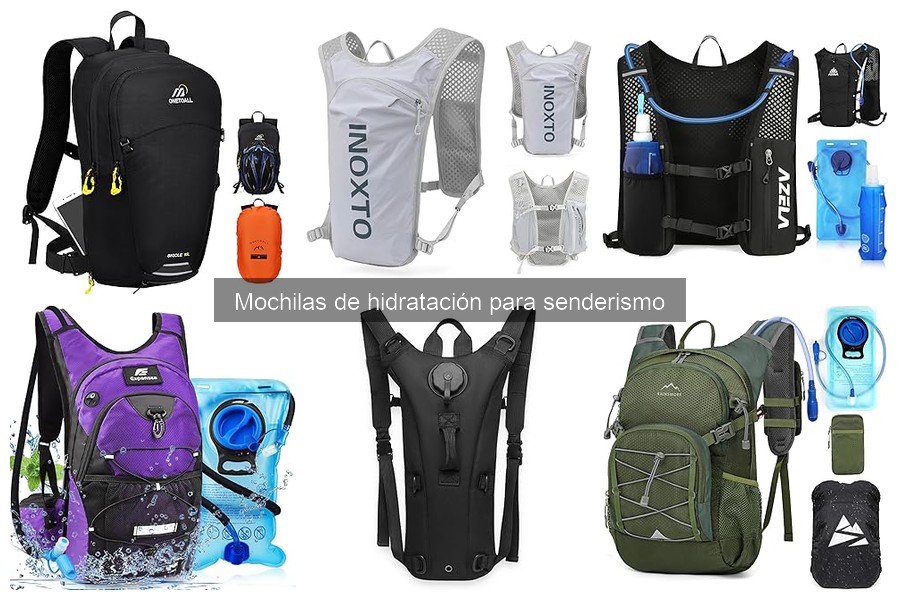 Tipos de mochilas de hidratación para senderismo: Guía completa