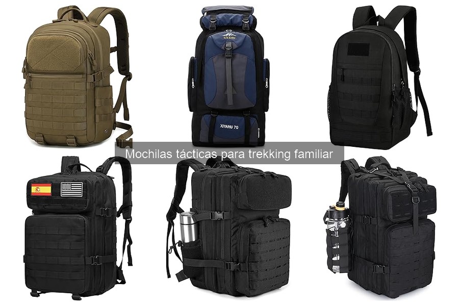 Tipos de mochilas tácticas para trekking familiar: Guía