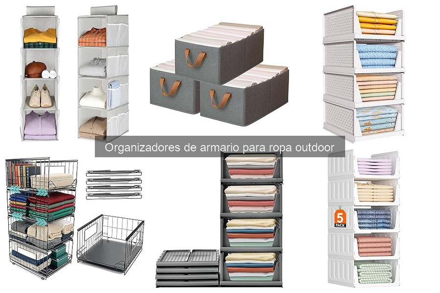 Tipos de Organizadores de Armario para Ropa Outdoor