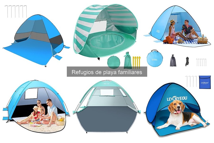 Tipos de refugios de playa familiares: ventajas y desventajas