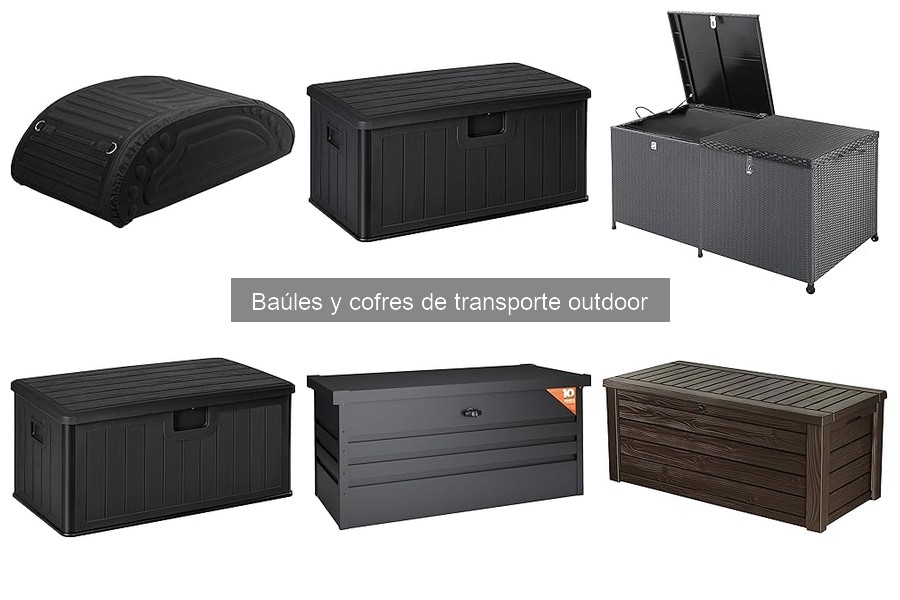Usos prácticos de baúles y cofres outdoor para aventuras familiares