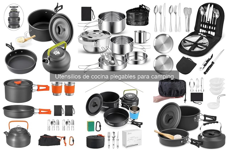 Utensilios de cocina esenciales para camping en familia