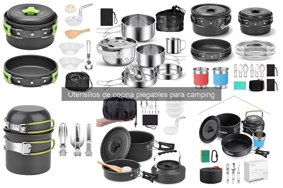 Utensilios de cocina plegables imprescindibles para camping