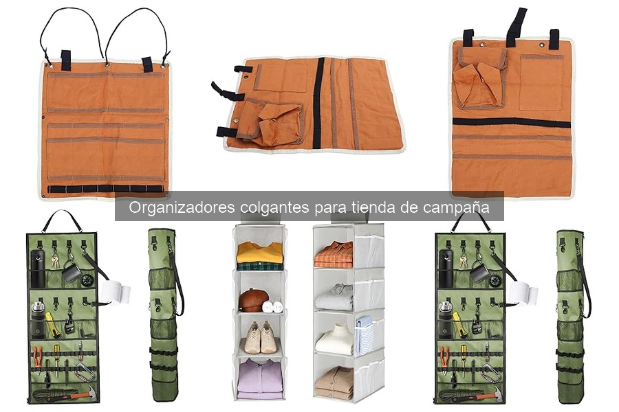 Ventajas de los organizadores colgantes en campamentos