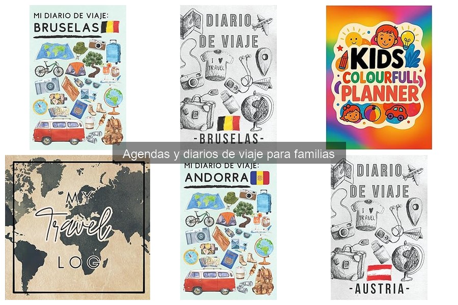 Ventajas de usar agendas y diarios de viaje en familia